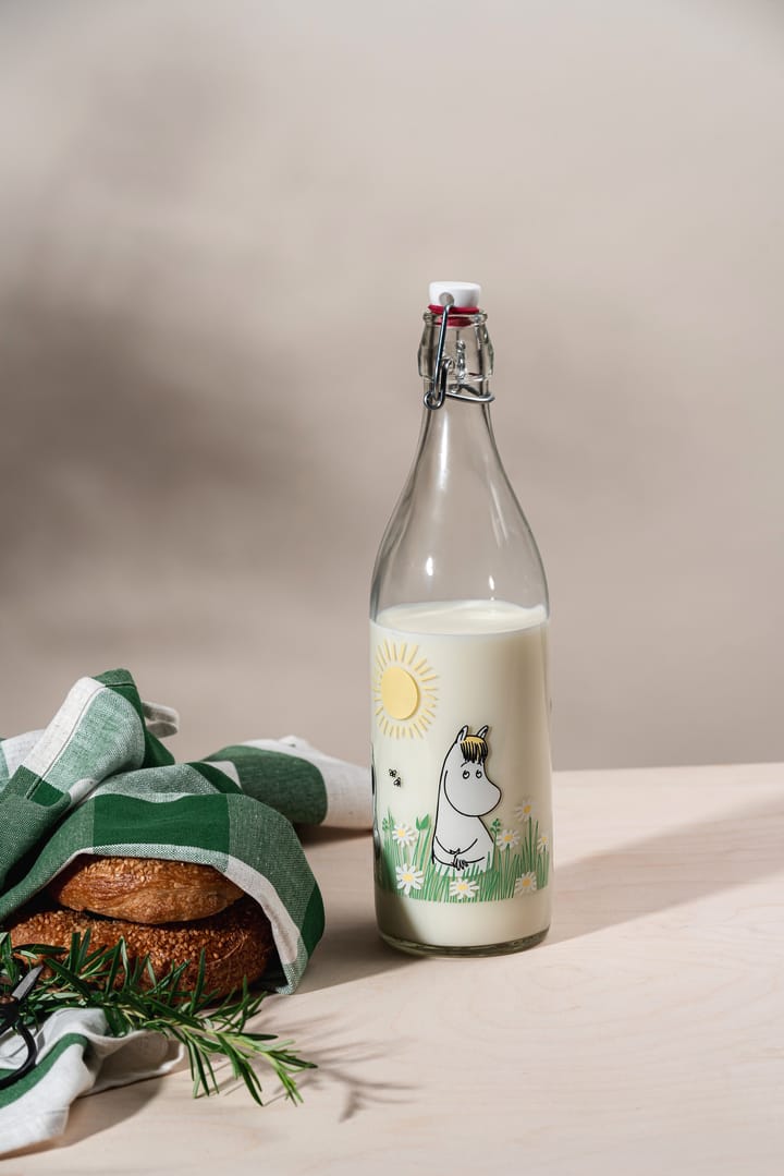 Szklana butelka Muminki 1 L, Meadow Muurla