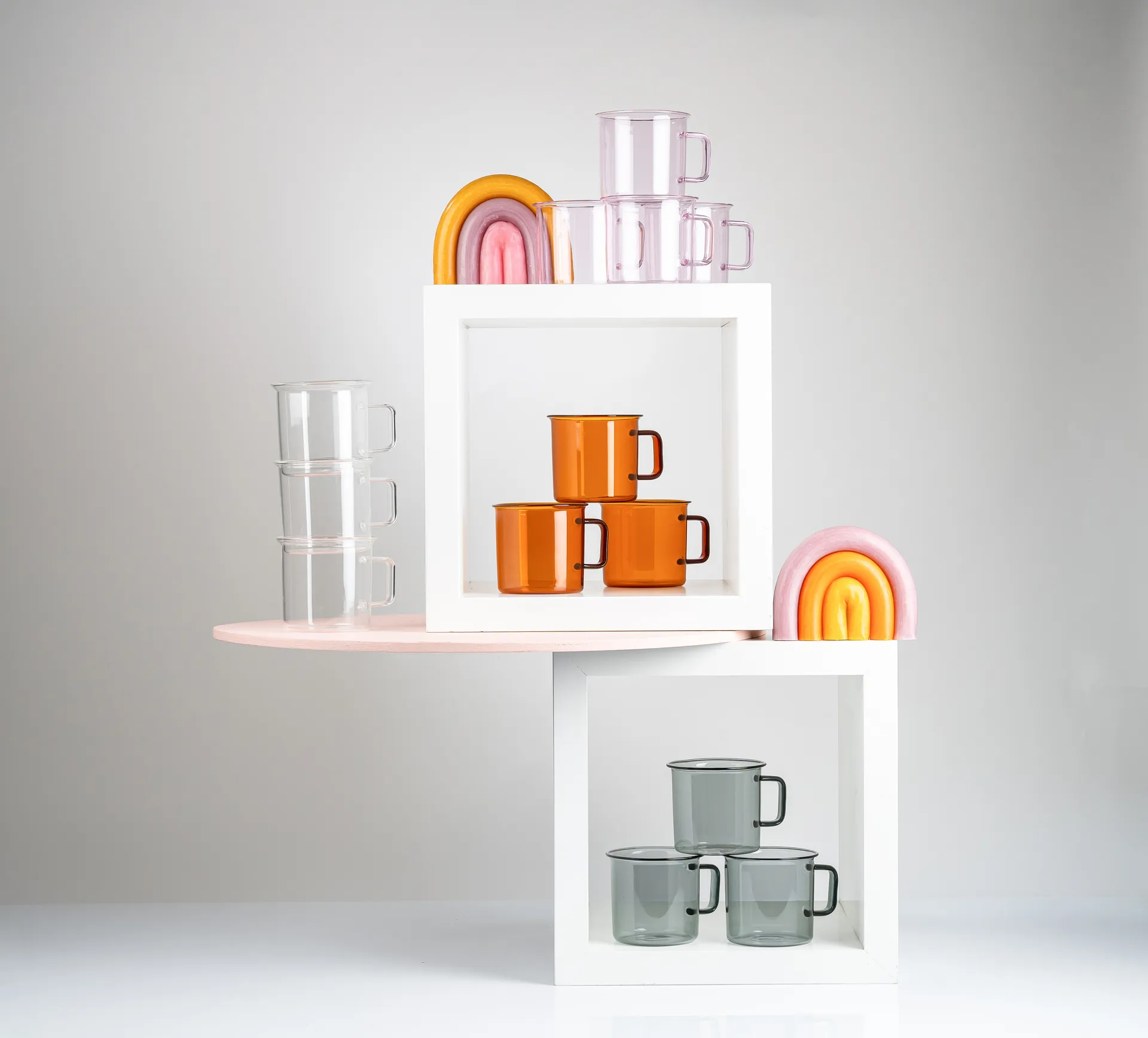 Szklany kubek Muurla 35 cl, Amber (bursztyn) Muurla