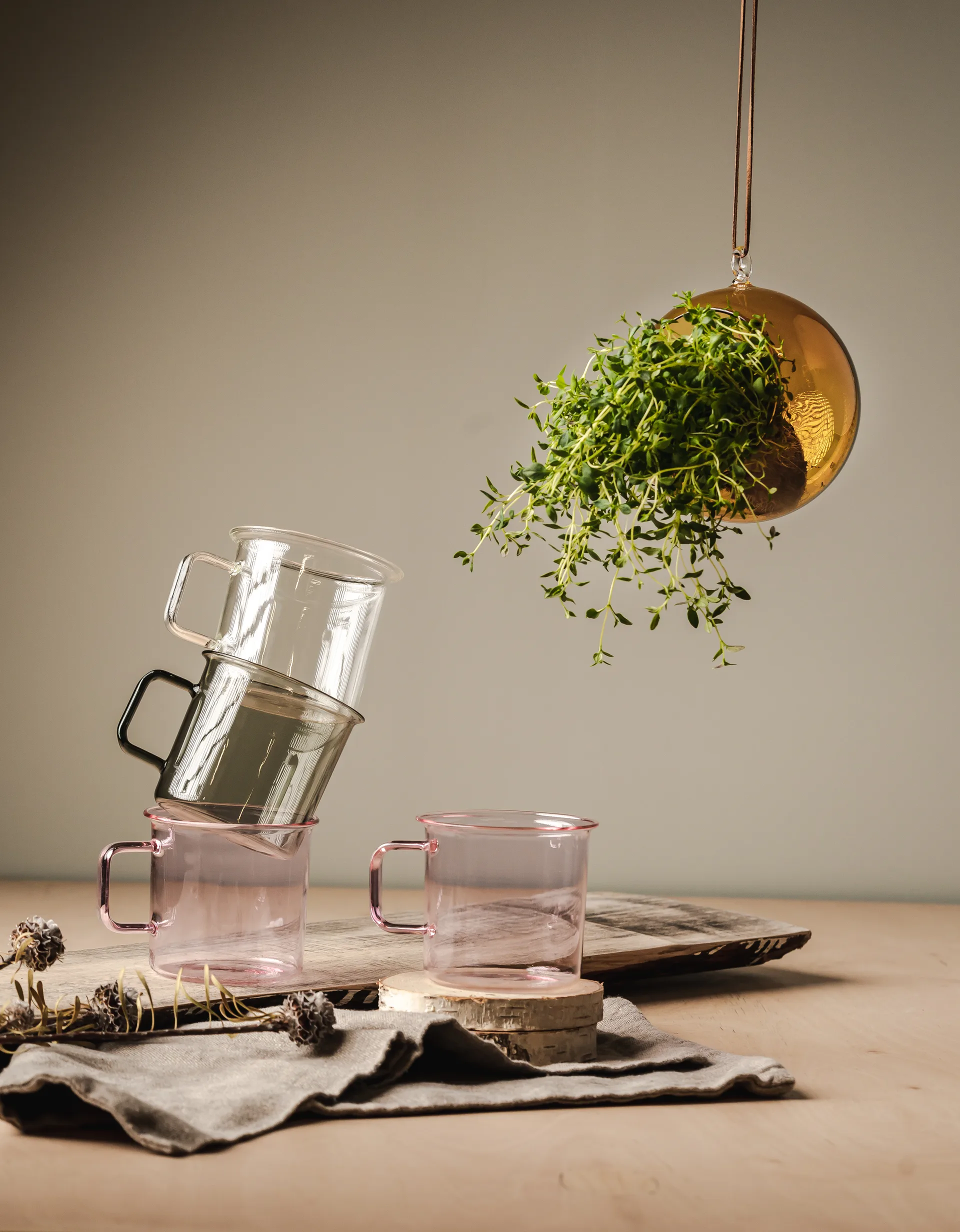 Szklany kubek Muurla 35 cl, Przezroczysty Muurla