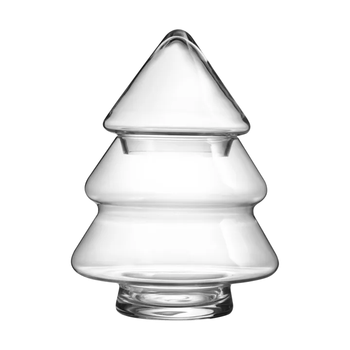 Szklany pojemnik z pokrywką Glass tree - 20 cm - Muurla