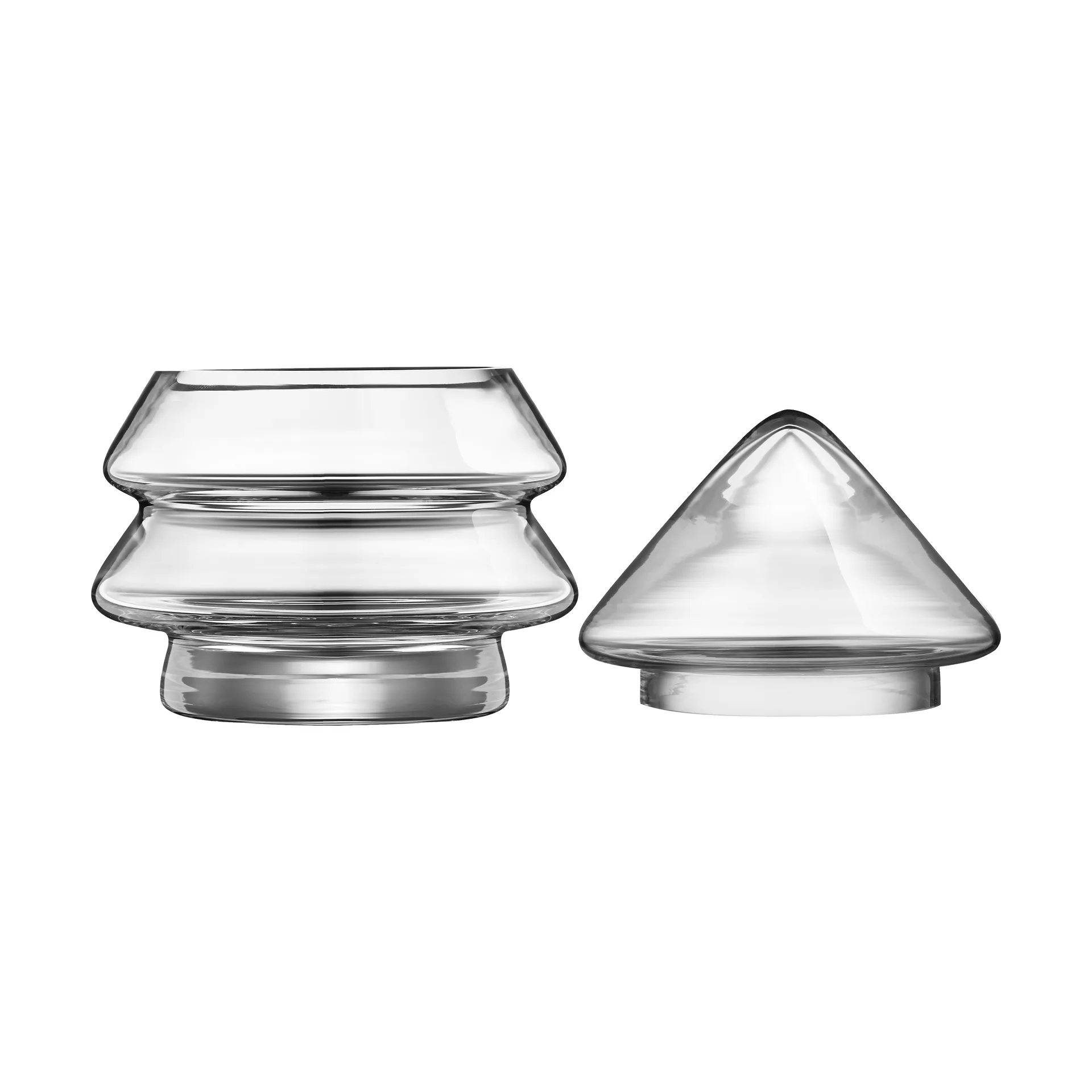 Szklany słoik Muurla 12 cm, Świerk Muurla