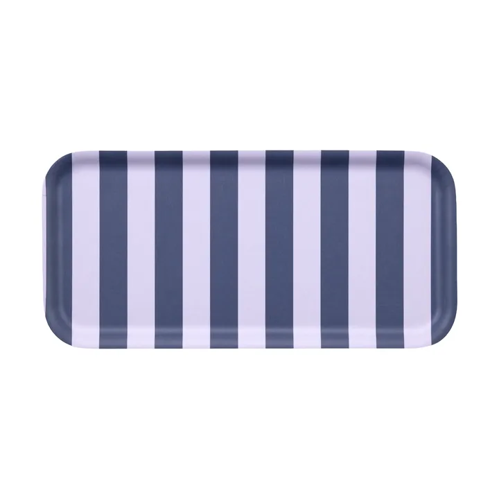 Taca Checks & Stripes 13x27 cm - Lilac-blue - Muurla