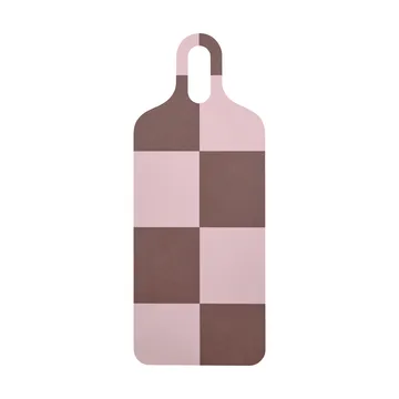 Taca Checks & Stripes 13x33 cm - Brown-pink-green - Muurla