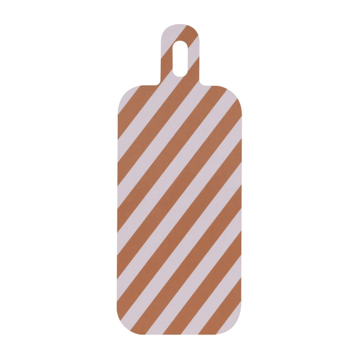 Taca Checks & Stripes 13x33 cm, Bursztynowy-szary Muurla