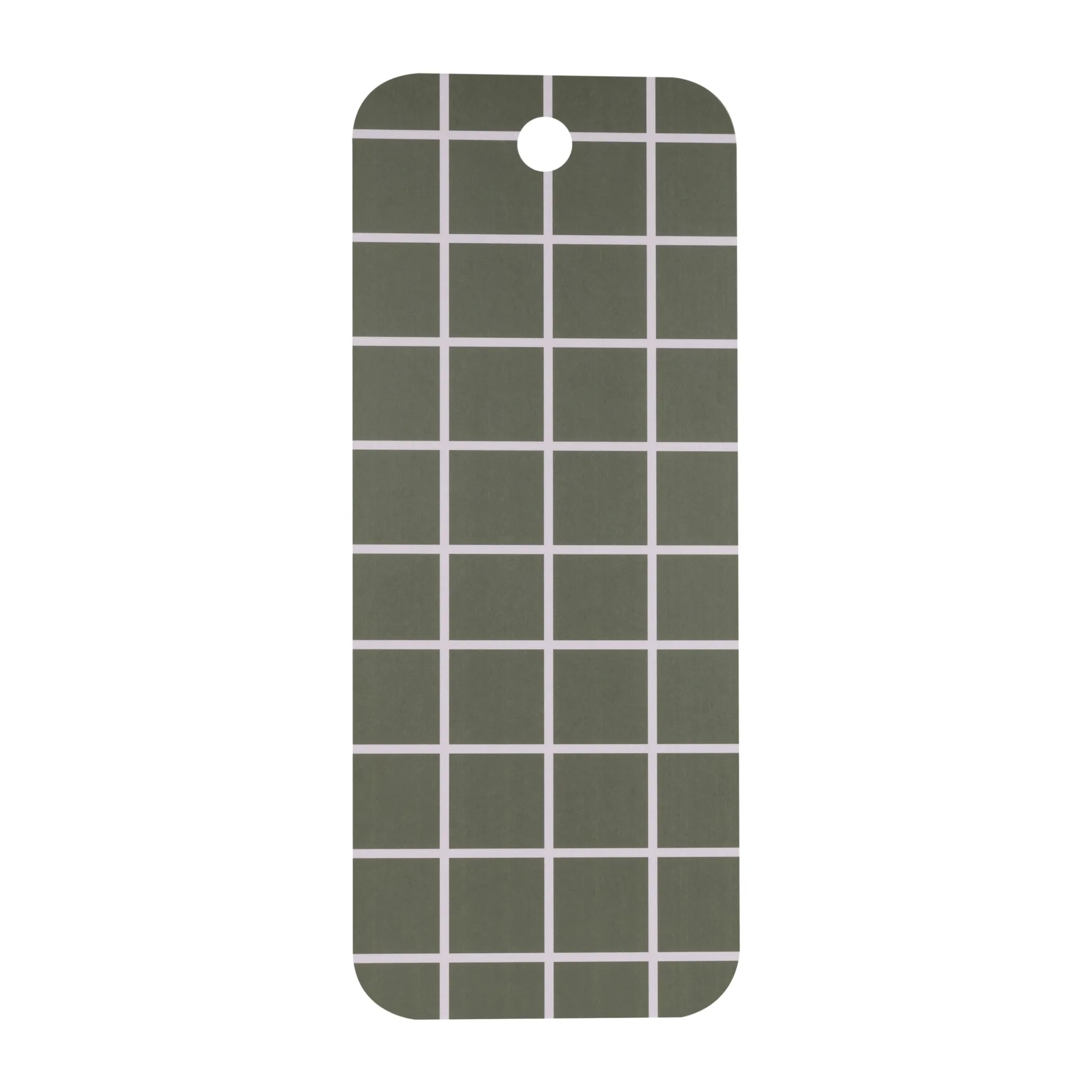 Taca Checks & Stripes 18x44 cm, Zielony-beżowy Muurla