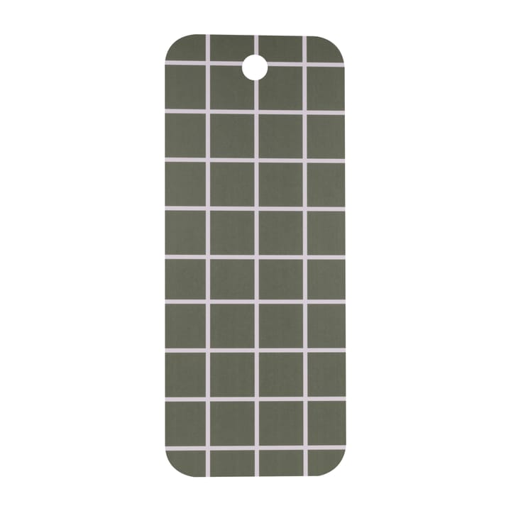 Taca Checks & Stripes 18x44 cm - Zielony-beżowy - Muurla