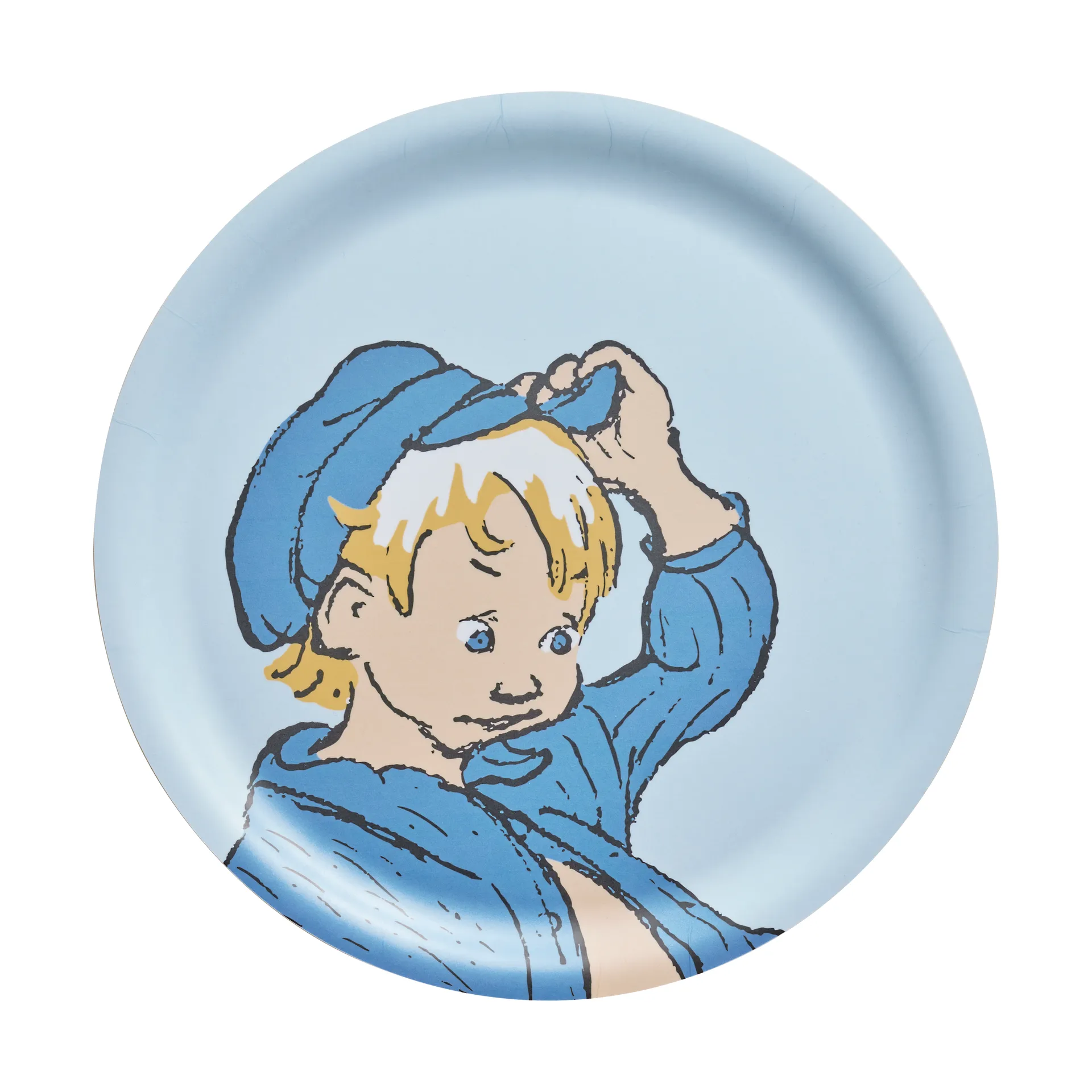 Taca Emil Ø25 cm, Niebieski Muurla