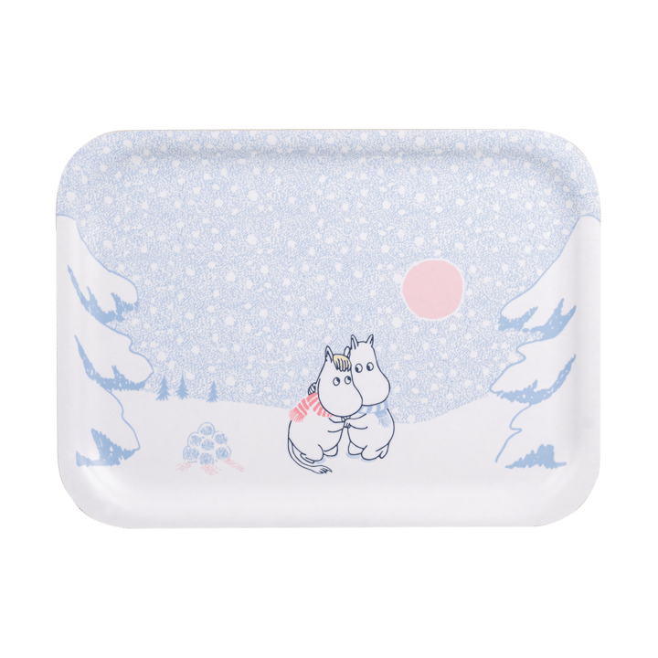 Taca Moomin 20x27 cm - Let it snow - Muurla