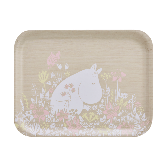 Taca Moomin 28x36 cm - Flower field - Muurla