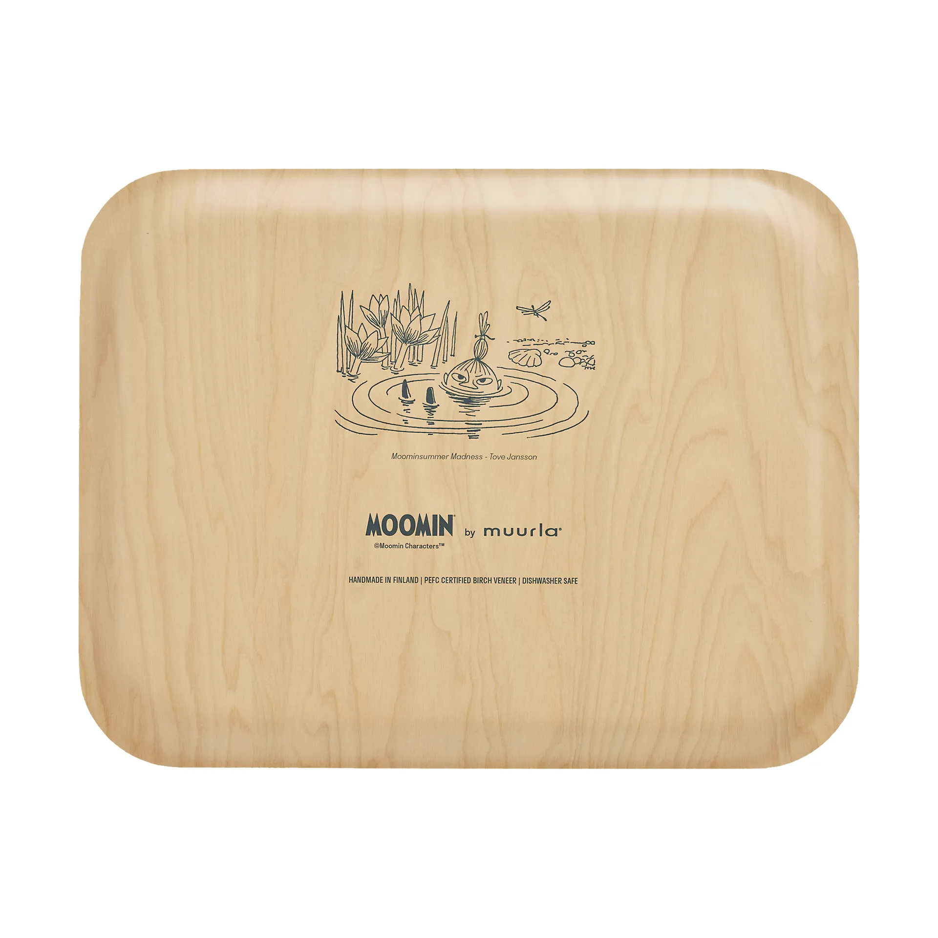 Taca Moomin 28x36 cm, The pond Muurla