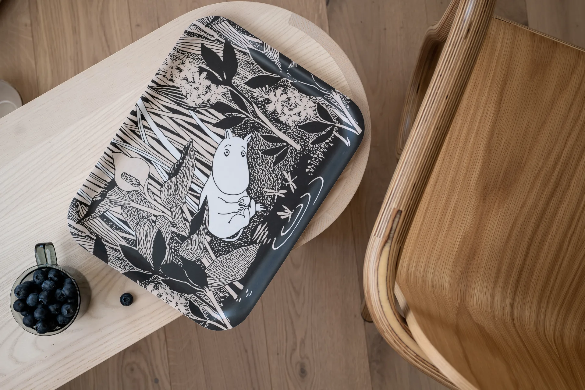 Taca Moomin 28x36 cm, The pond Muurla