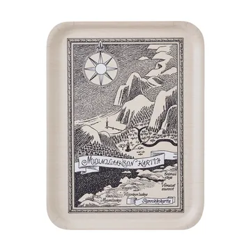 Taca Moomin 32x42 cm - Finnish Moominvalley map - Muurla