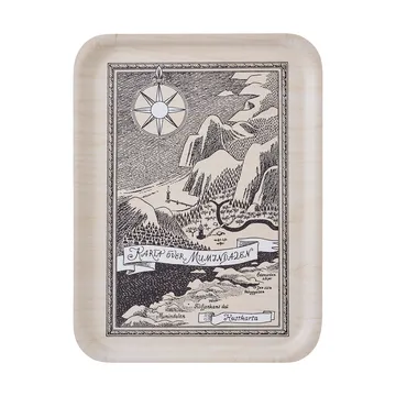 Taca Moomin 32x42 cm - Swedish Moominvalley map - Muurla