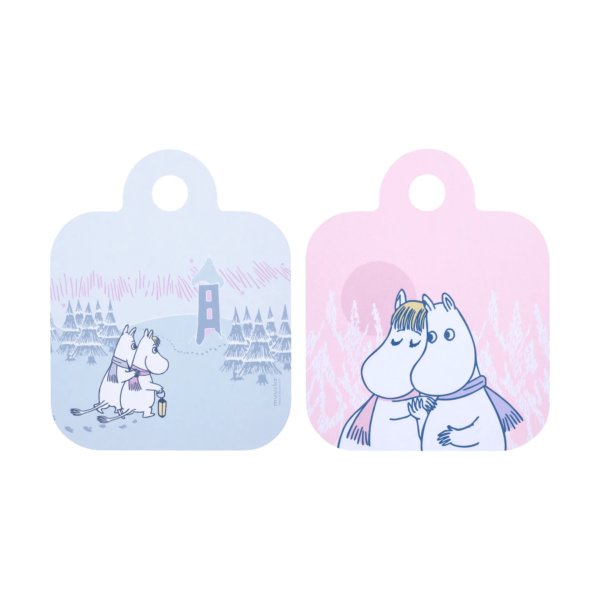Taca Mumin Frosty Day Chop & Serve, 20x25 cm Muurla
