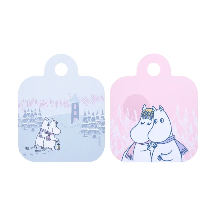 Taca Mumin Frosty Day Chop & Serve - 20x25 cm - Muurla