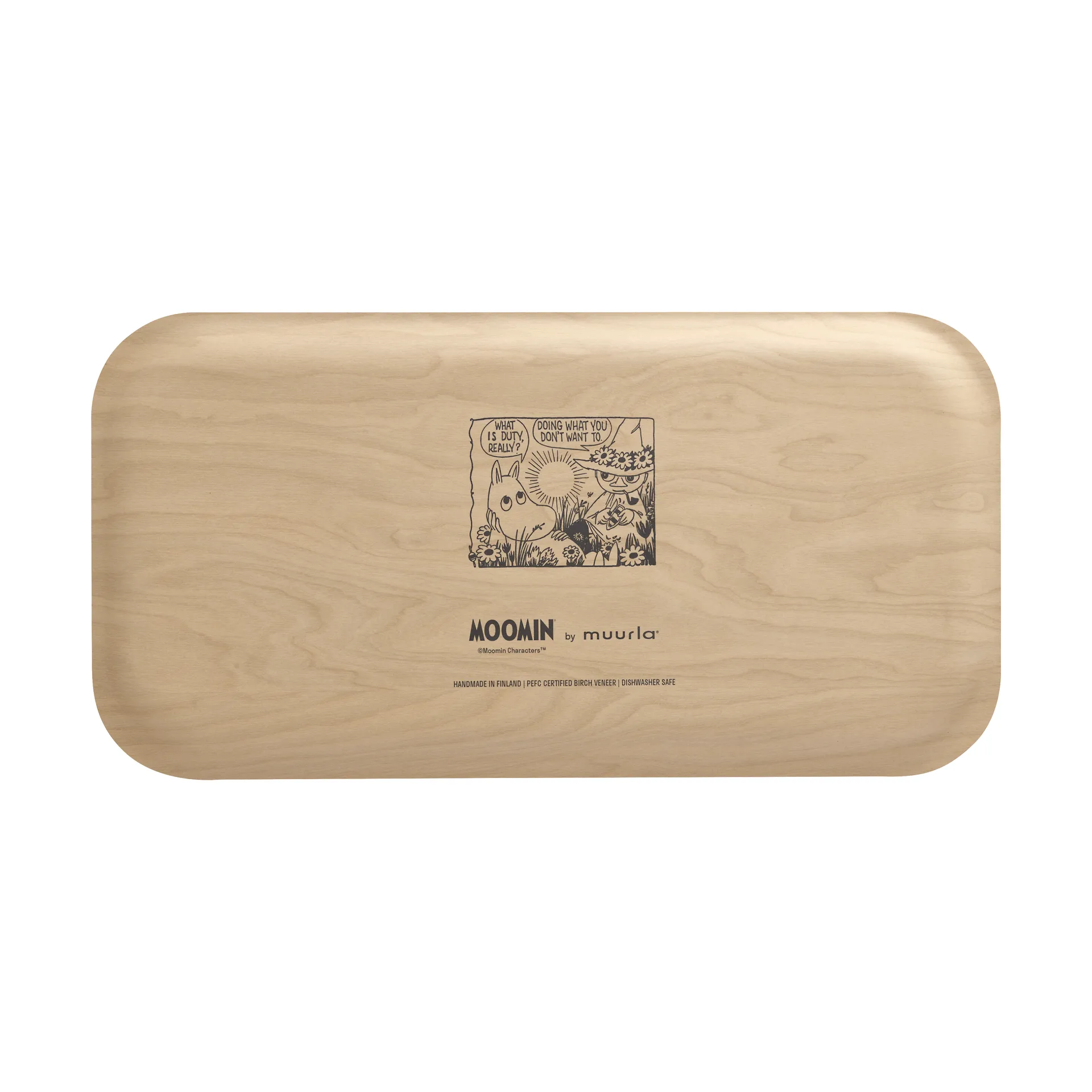Taca Muminki 22x43 cm, In the garden Muurla
