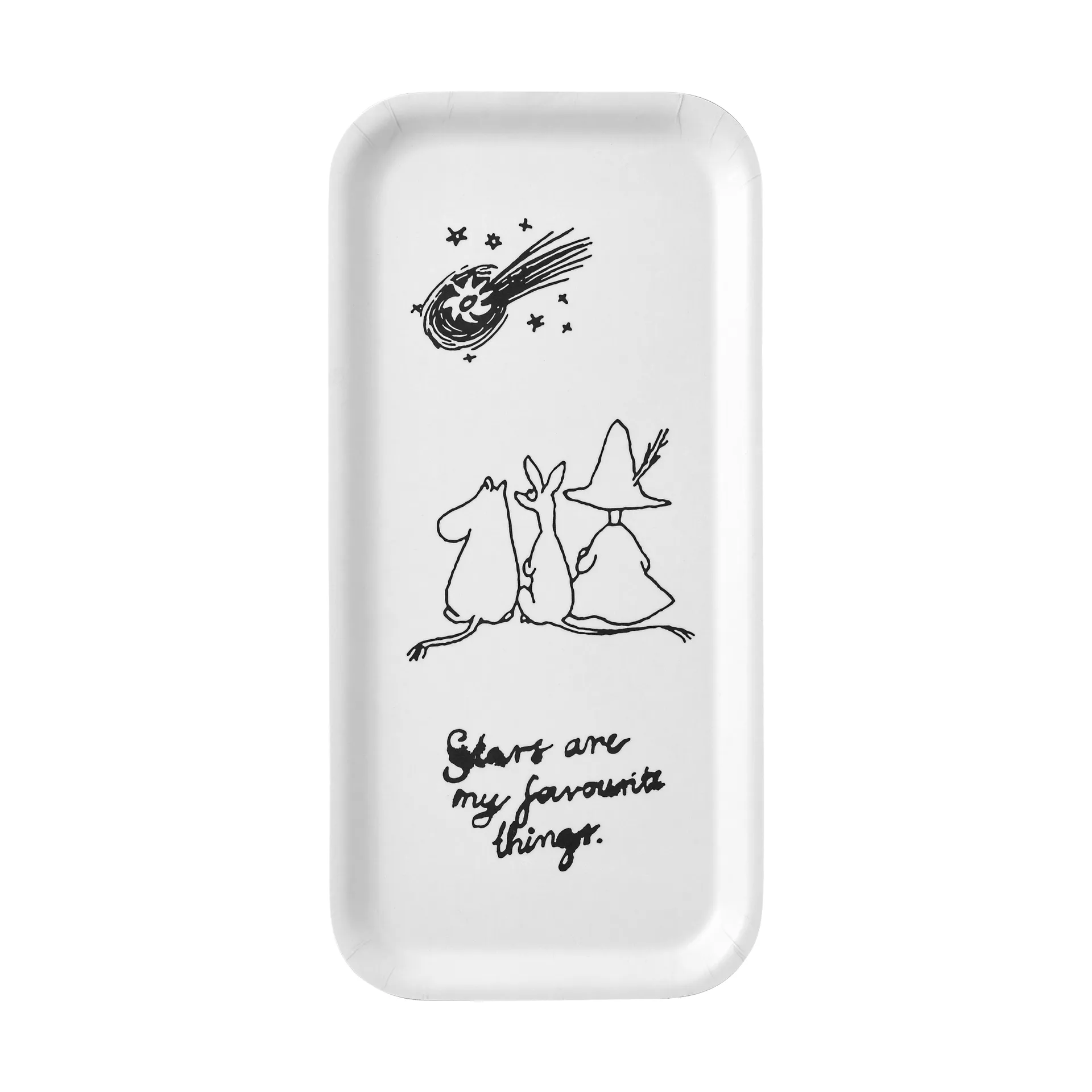 Taca Muminki 80 13x27 cm, Biała Muurla