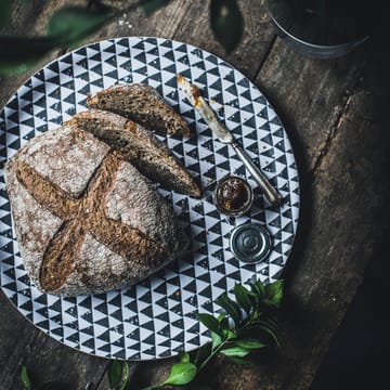 Taca okrągła Ø35 cm - Czarnobiały - Muurla