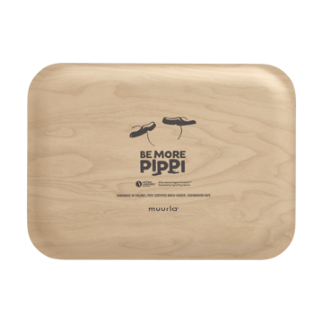 Taca Pippi 20x27 cm - Be More Pippi - Muurla