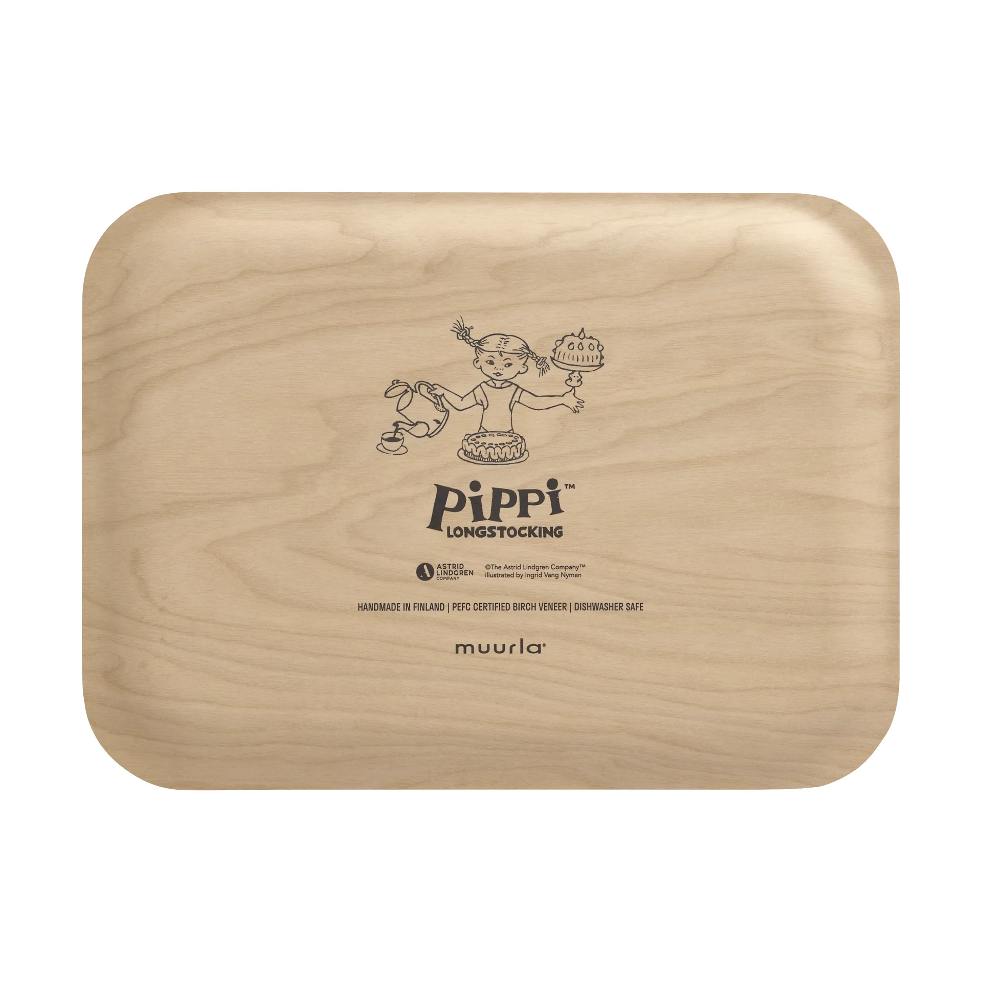 Taca Pippi 20x27 cm, Urodziny Muurla