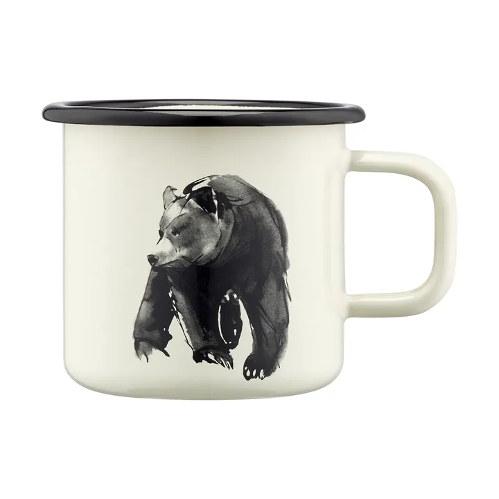 Teemu Järvi x Muurla kubek emaliowany 370 ml - Niedźwiedź - Muurla