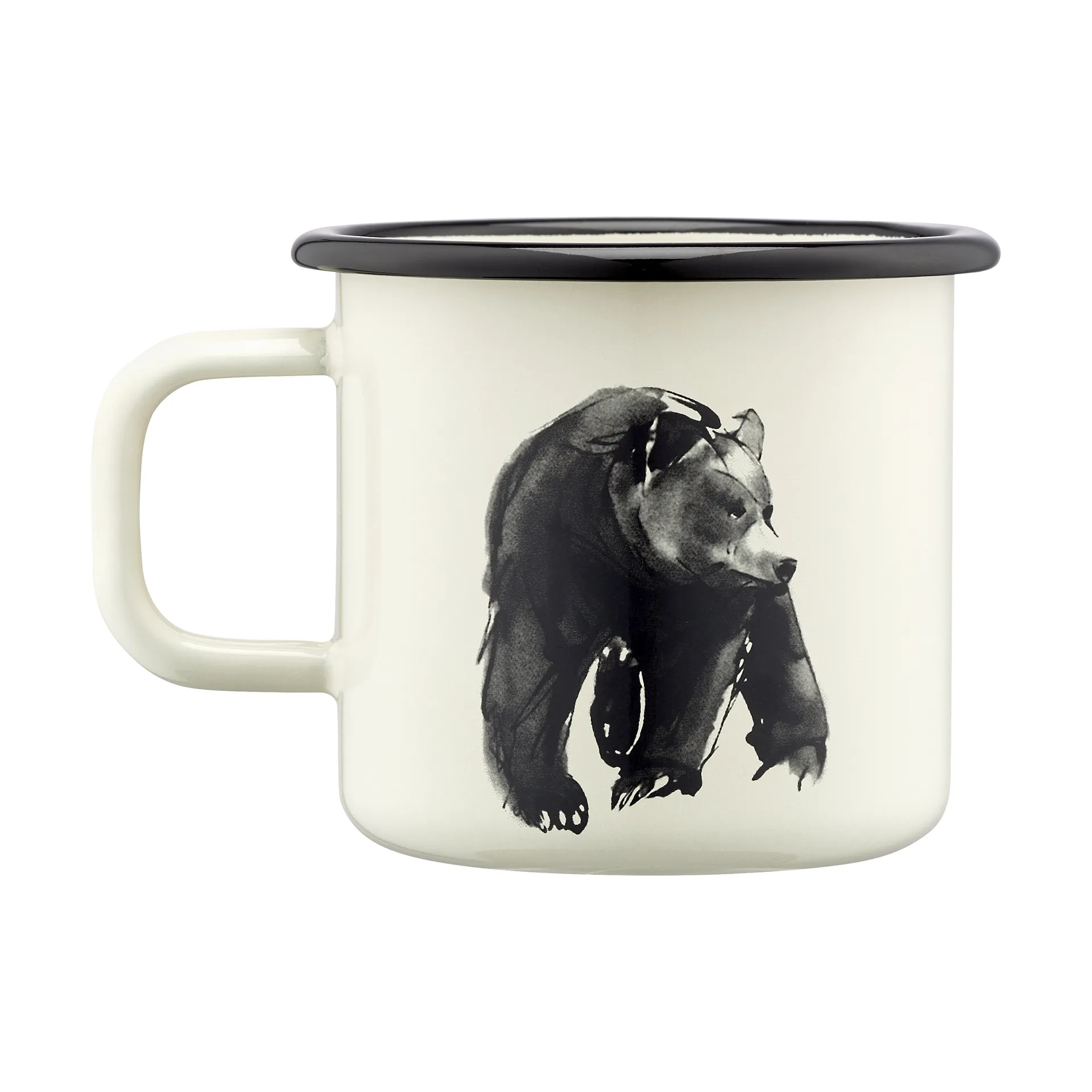 Teemu Järvi x Muurla kubek emaliowany 370 ml, Niedźwiedź Muurla