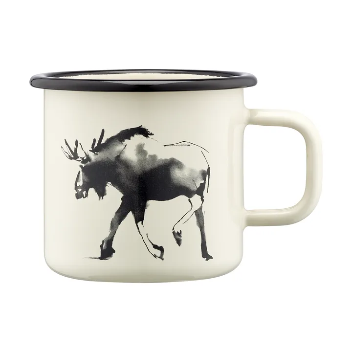 Teemu Järvi x Muurla kubek emaliowany 370 ml - Łoś - Muurla