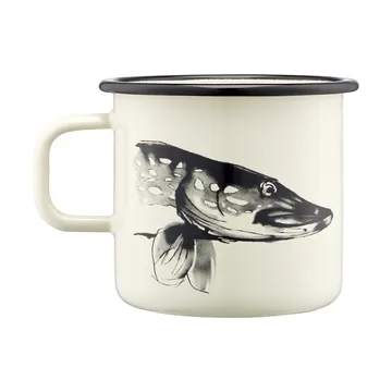 Teemu Järvi x Muurla kubek emaliowany 550 ml - Szczupak i pstrąg - Muurla