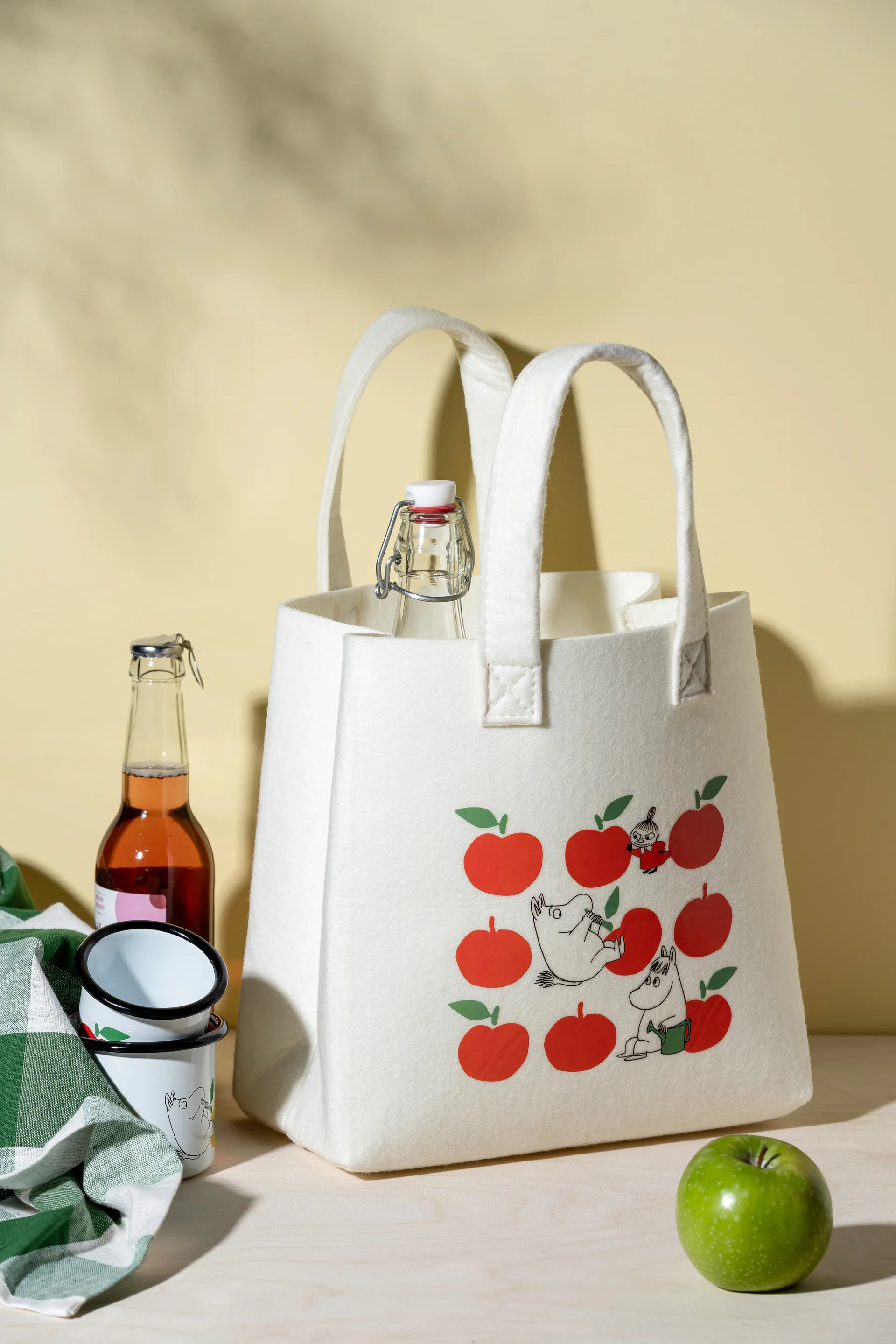Torba Mumin Tote Bag 25x25 cm, Joyfull Apples Muurla
