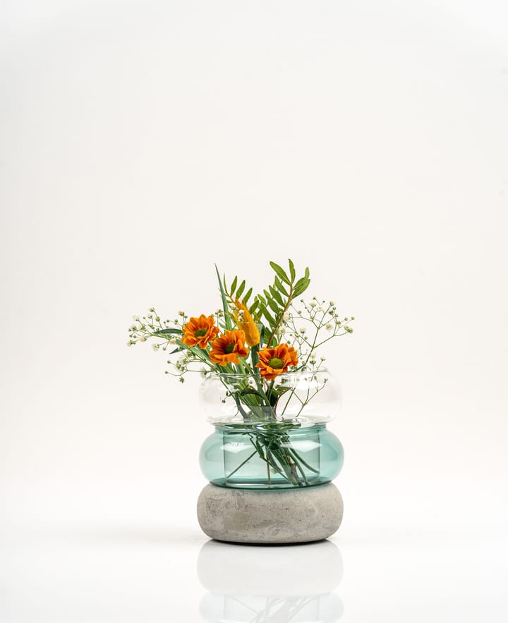 Wazon Bagel/lampion na świecę 12 cm, Lake blue Muurla