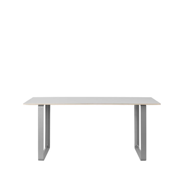 70/70 stół  170x85 cm - Grey linoleum-Plywood-Grey - Muuto