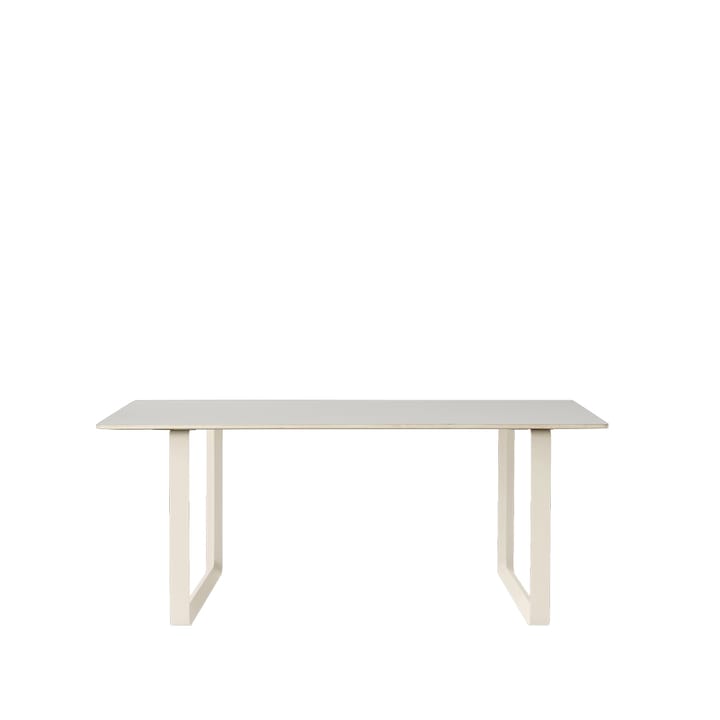 70/70 stół 170x85 cm - Grey linoleum-Plywood-Sand - Muuto