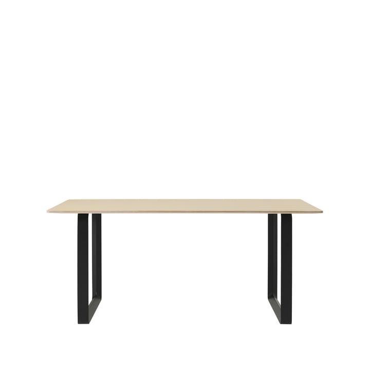 70/70 stół 170x85 cm - Oak veener-Plywood-Black - Muuto