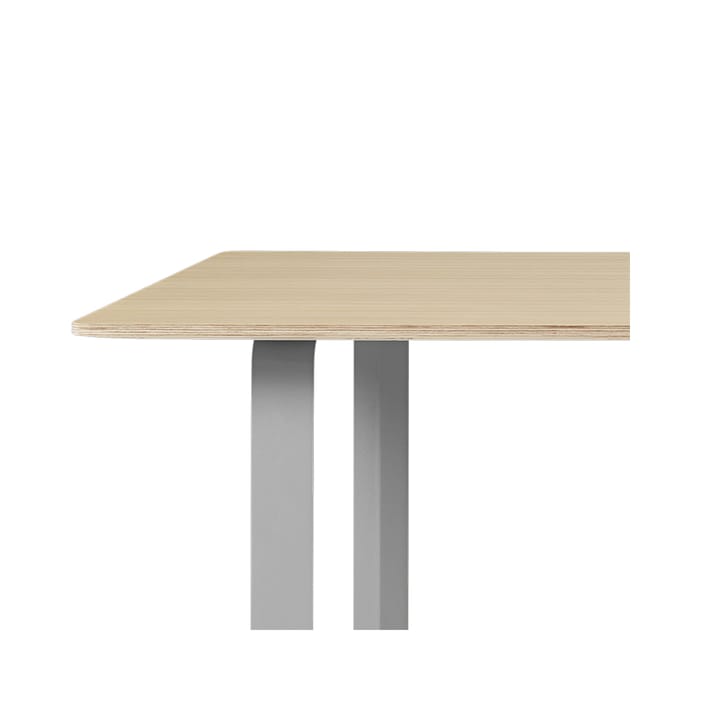 70/70 stół 170x85 cm, Oak veneer-Plywood-Grey Muuto