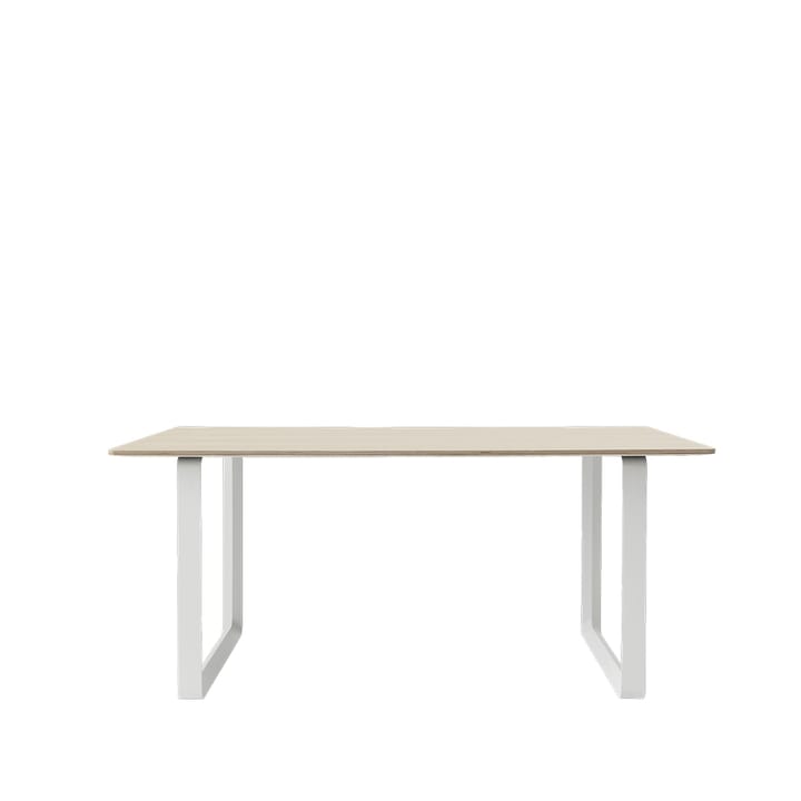 70/70 stół 170x85 cm - Oak veneer-Plywood-White - Muuto