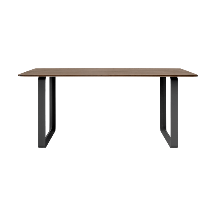 70/70 stół 170x85 cm - Solid smoked oak-Black - Muuto