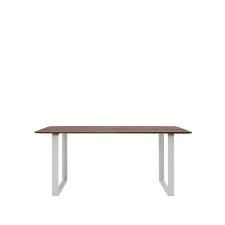 70/70 stół 170x85 cm - Solid smoked oak-Grey - Muuto