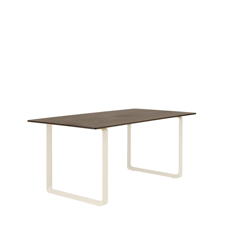 70/70 stół 170x85 cm, Solid smoked oak-Sand Muuto