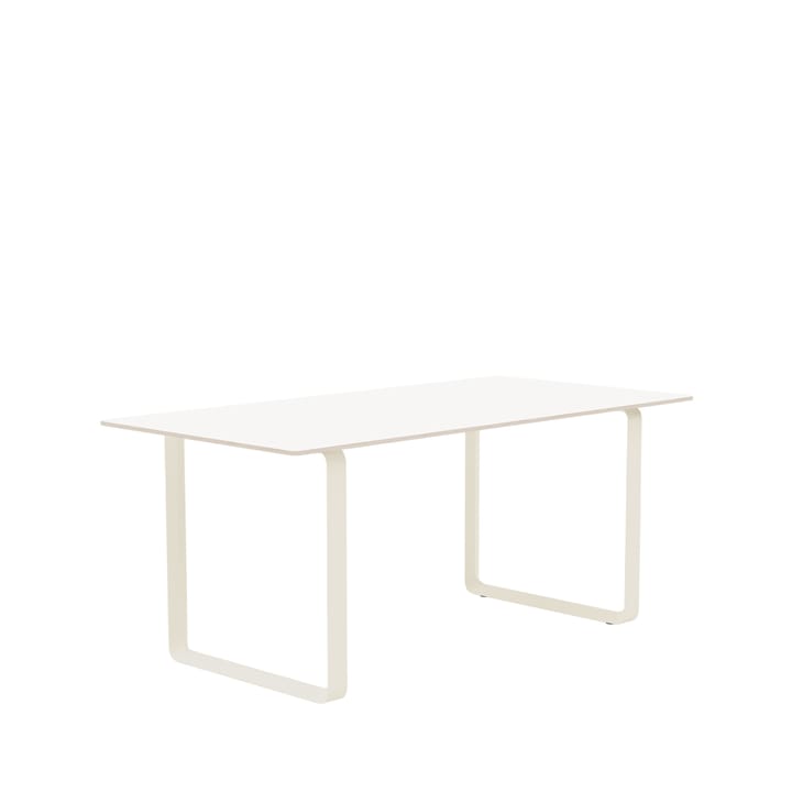 70/70 stół 170x85 cm - White laminate-Plywood-Sand - Muuto