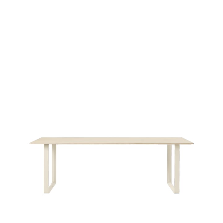 70/70 stół 225x90 cm - Oak veneer-Plywood-Sand - Muuto