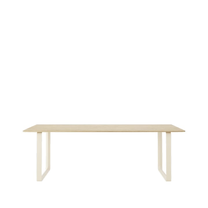 70/70 stół 225x90 cm - Solid oak-Sand - Muuto