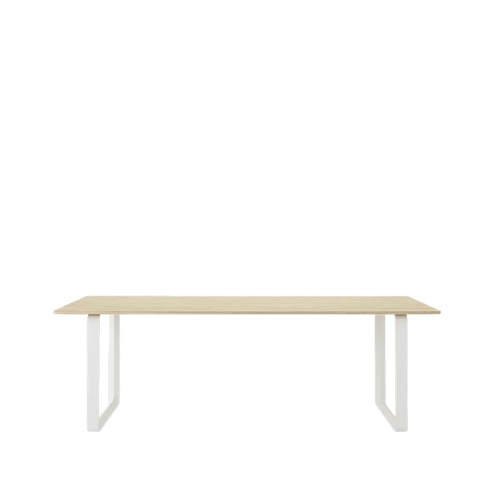 70/70 stół 225x90 cm - Solid oak-White - Muuto