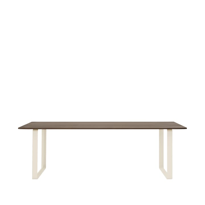 70/70 stół 225x90 cm - Solid smoked oak-Sand - Muuto