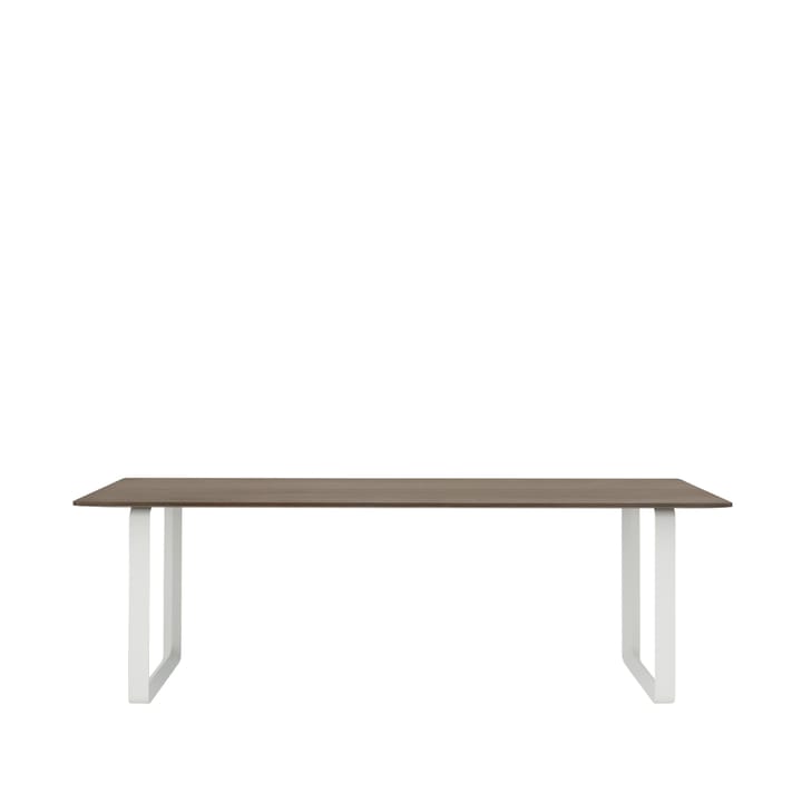 70/70 stół 225x90 cm - Solid smoked oak-White - Muuto