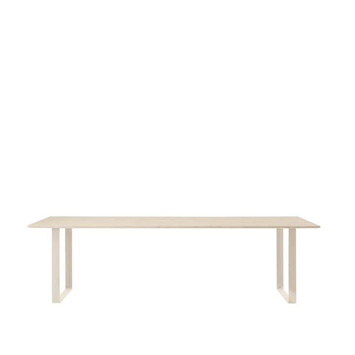 70/70 stół 255x108 cm - Oak veener-Plywood-Sand - Muuto