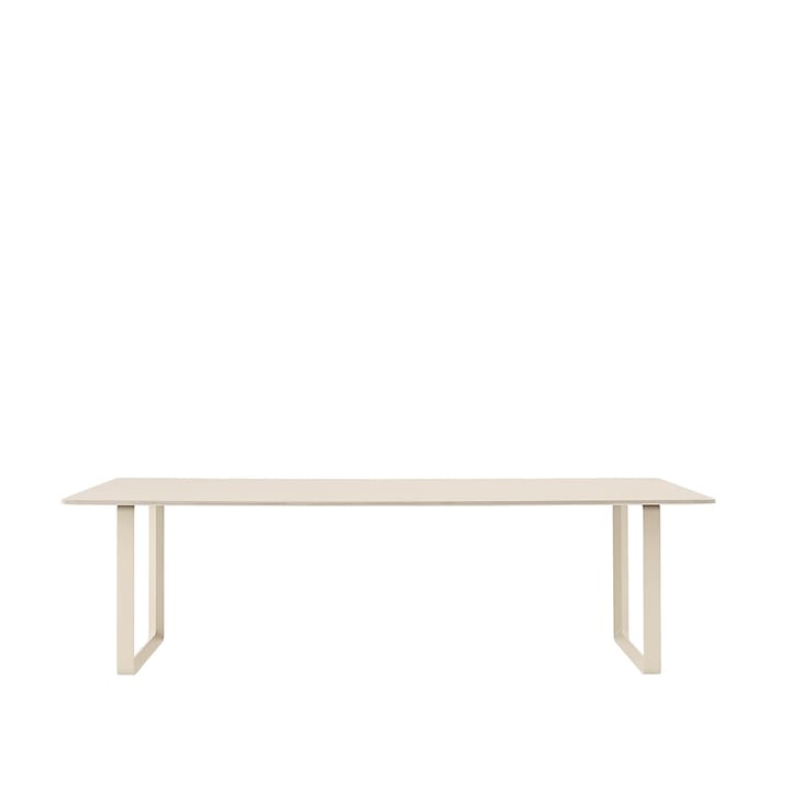 70/70 stół 255x108 cm - Sand laminate-Plywood-Sand - Muuto