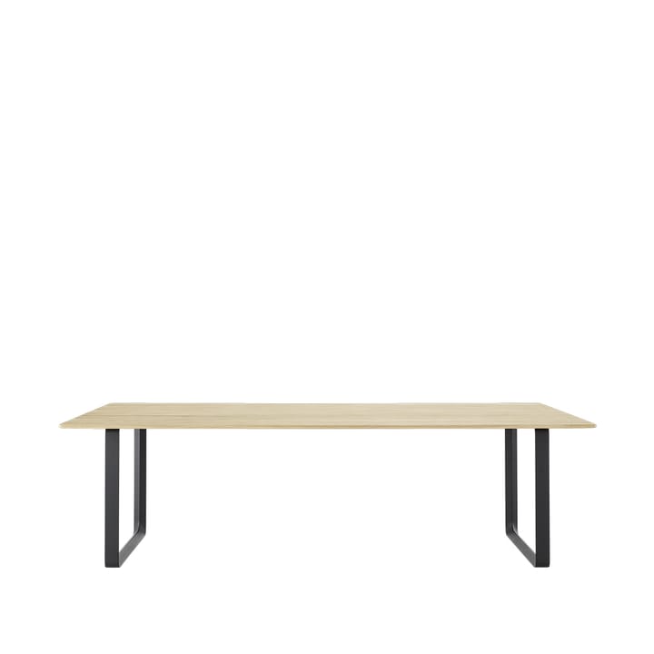 70/70 stół 255x108 cm - Solid oak-Black - Muuto