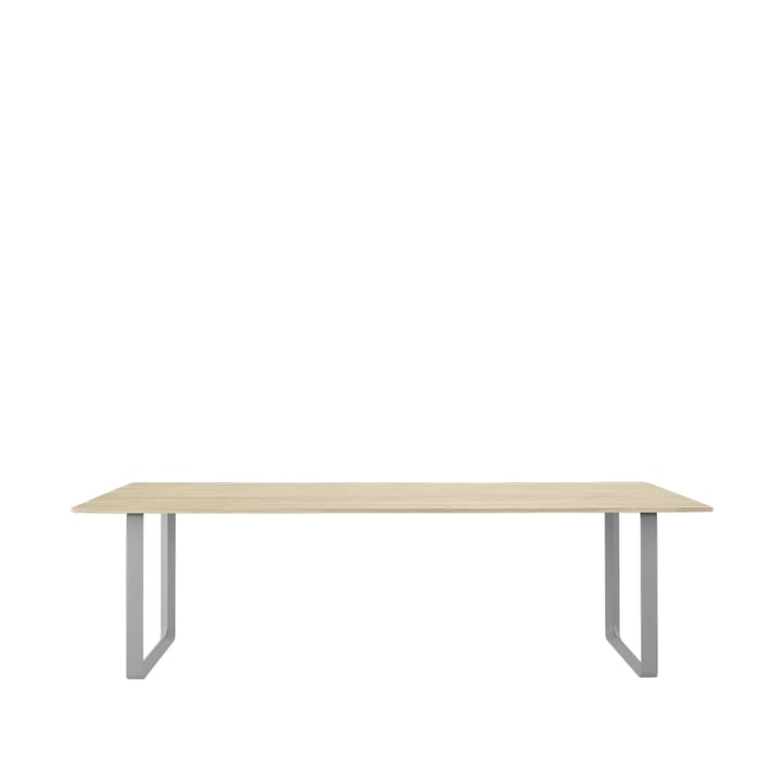 70/70 stół 255x108 cm - Solid oak-Grey - Muuto