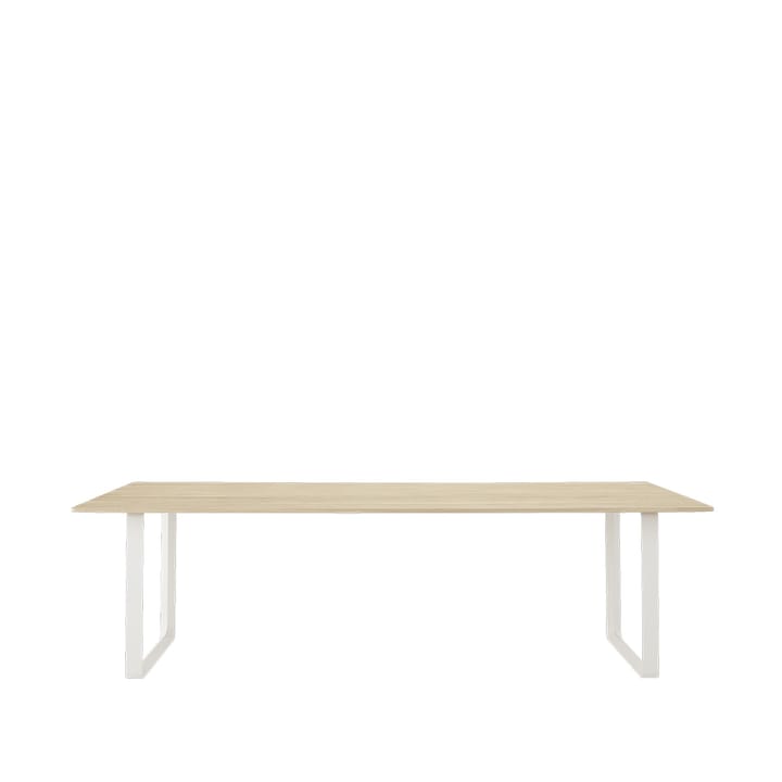 70/70 stół 255x108 cm - Solid oak-White - Muuto