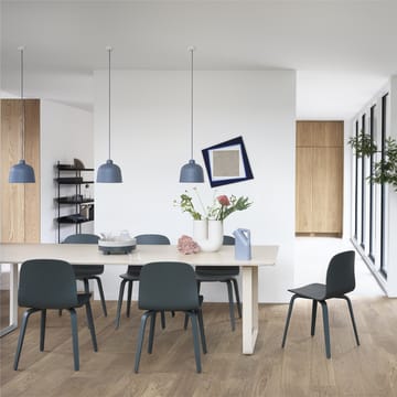 70/70 stół 255x108 cm - White laminate-Plywood-Sand - Muuto